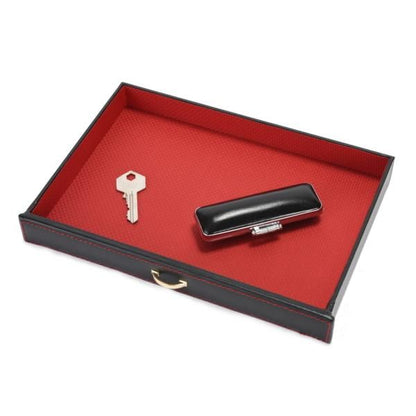 オーバーナイター 赤 レッド 240-S519BU トレー 小物入れ スマホスタンド 卓上 収納