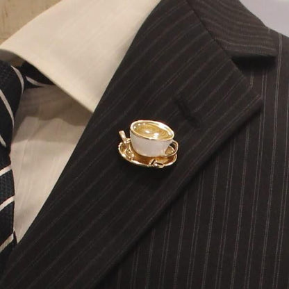 カフェ コーヒー ラペルブローチ ラペルピン
