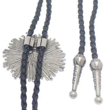 ループタイ ブラック 太陽 ポーラータイ