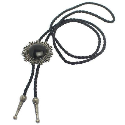 ループタイ ブラック 太陽 ポーラータイ