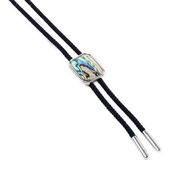 ループタイ ブランド mila schon ミラショーン 金蝶貝 アワビ貝 全2色 日本製 ポーラータイ