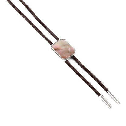 ループタイ ブランド mila schon ミラショーン 金蝶貝 アワビ貝 全2色 日本製 ポーラータイ