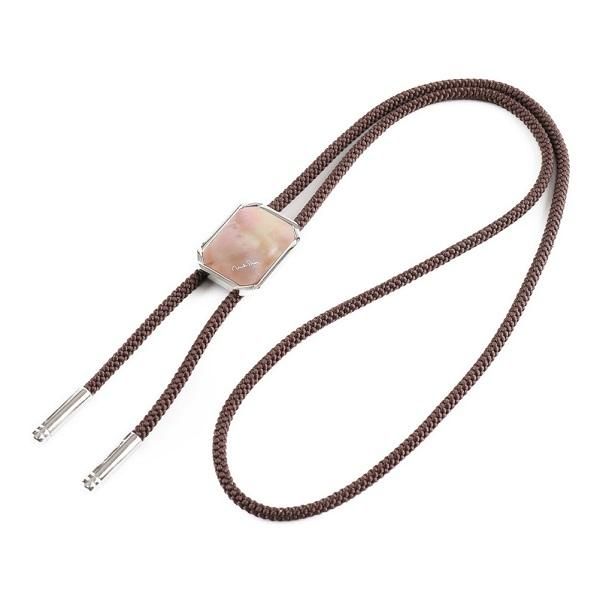 ループタイ ブランド mila schon ミラショーン 金蝶貝 アワビ貝 全2色 日本製 ポーラータイ