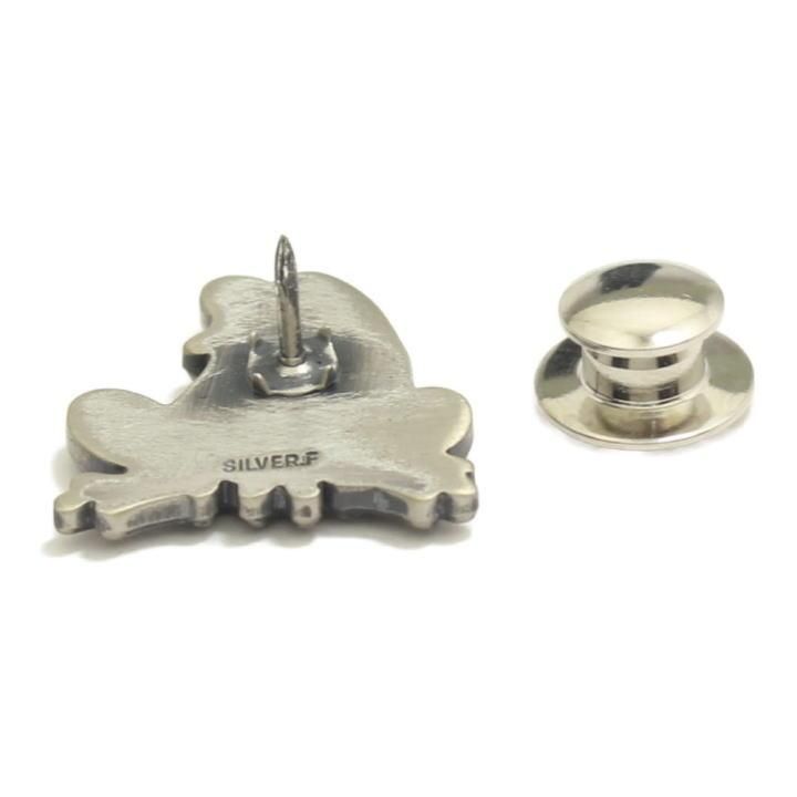 くりっとおめめ カエル かえる 蛙 可愛い ユニーク アンティーク調 ラペルピン ブローチ