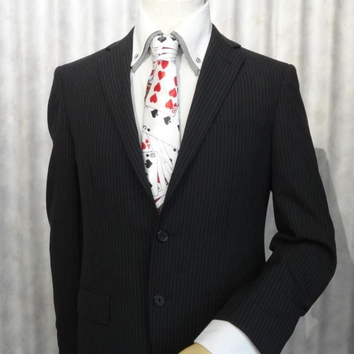 面白ネクタイ 気分はマジシャン トランプ だらけの コミック ネクタイ