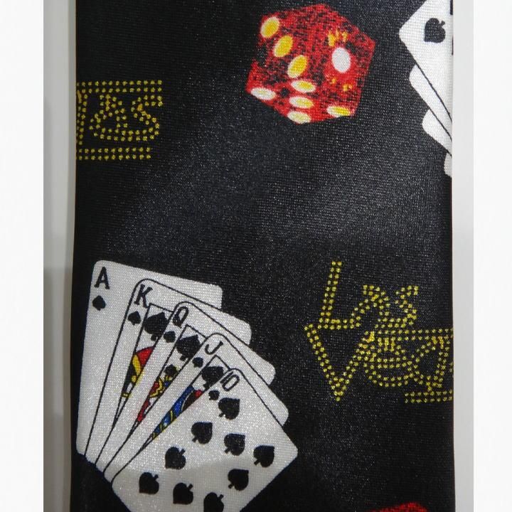 トランプ サイコロ ラスベガス カジノ コミックネクタイ