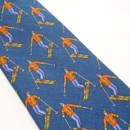 スキー スポーツ 冬 かわいい 面白い ユニーク ネクタイ