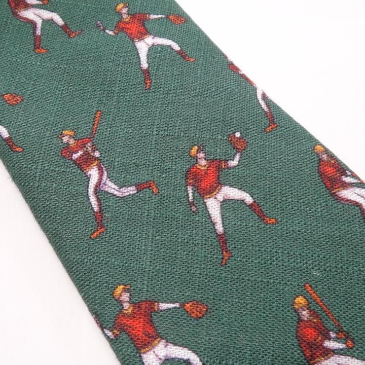 野球 ベースボール スポーツ 運動 メンズ 面白い ユニーク ネクタイ