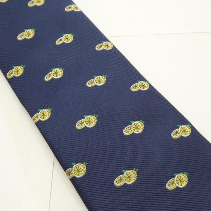 レモン れもん 檸檬 爽やか 可愛い おしゃれ ユニーク ネクタイ