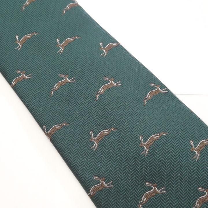 うさぎ ウサギ 兎 茶色 可愛い かっこいい ユニーク ネクタイ