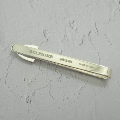 名入れ 刻印オーダーが可能 BELFIORE ベルフィオーレ 鐙 D マーク ネクタイピン タイピン
