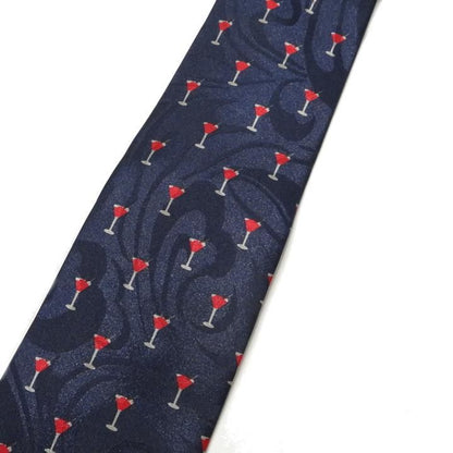 ネイビー レッド カクテル お酒 リキュール アルコール お酒好きさんに おもしろ 面白 ユニーク ネクタイ