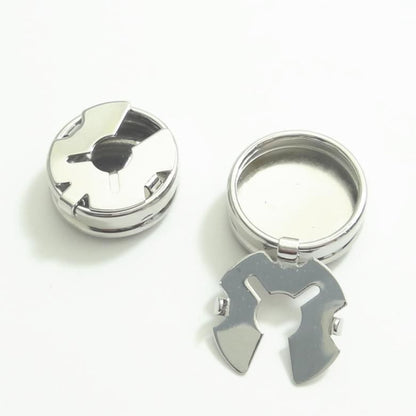 ボタンカバー カーボンファイバー ブラック 黒 ボタンカバー