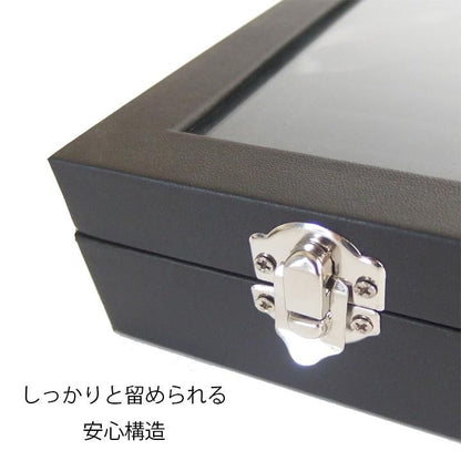 全3種 並べた満足感満点!メンズ アクセサリーケース 収納ケース コレクションボックス カフスケース タイピンケース ジュエリーケース ジュエリーボックス男性用