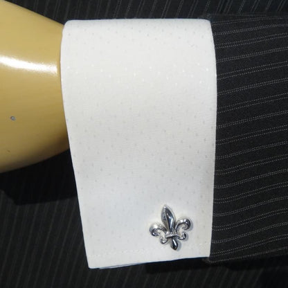 全3色 フルール・ド・リス 百合 ゆり ユリ 上品 高貴 カフス カフリンクス カフスボタン