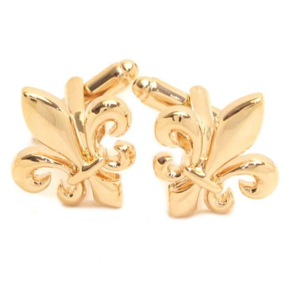 全3色 フルール・ド・リス 百合 ゆり ユリ 上品 高貴 カフス カフリンクス カフスボタン