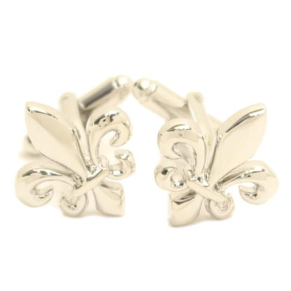 全3色 フルール・ド・リス 百合 ゆり ユリ 上品 高貴 カフス カフリンクス カフスボタン