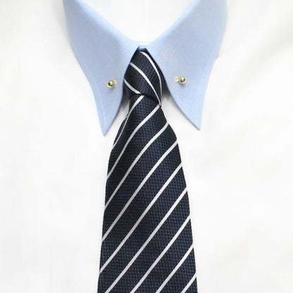 全3色 シルバー ゴールド メタリックブラック 6mm ピンホールシャツ用 カラーバー カラーピン