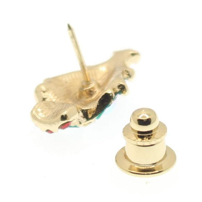 クリスマスツリー Xmas クリスマス ツリー ゴールドカラー ラペルピン ピンブローチ ブローチ