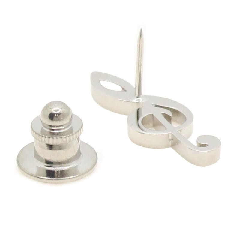 SWANK 音楽好きさんに 襟元ルンルン気分になれる ト音記号 ラペルピン ピンズ ピンブローチ psk2 P0237