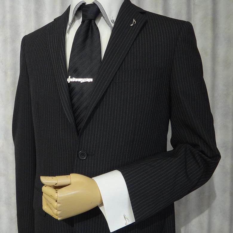 SWANK 音楽好きさんに 袖元ルンルン気分になれる 八分音符 ラペルピン ピンズ ピンブローチ psk3 P0238