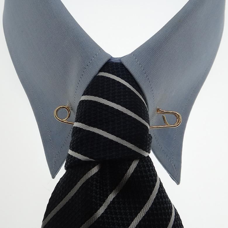 全3色 カラーバー カラーピン 4 安全ピン シルバー ゴールド ローズゴールド 穴無しOKタイプ