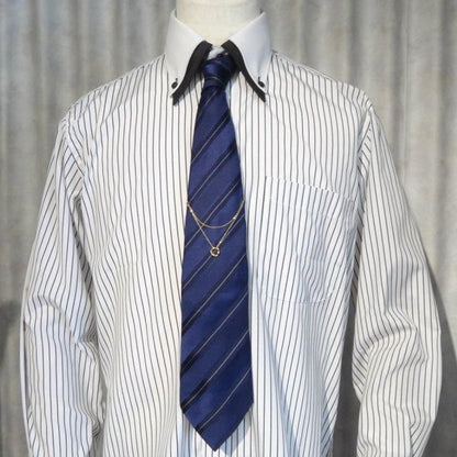 全2色 ツイスト ロープ サークル  モチーフ ネクタイチェーン ネクタイチャーム タイチェーン