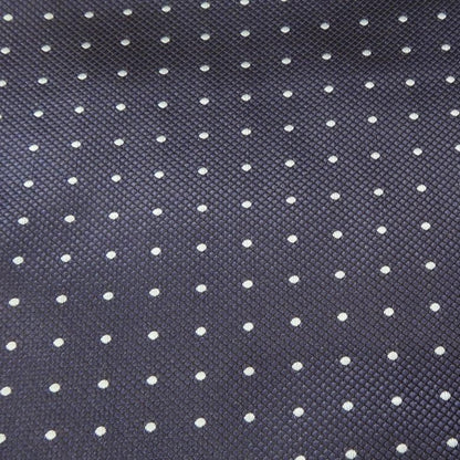 アスコットタイ メンズ用 ネイビー×水色 水玉 ドット