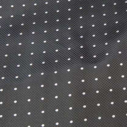 アスコットタイ メンズ用 黒色×白色 ブラック ホワイト モノトーン 水玉 ドット