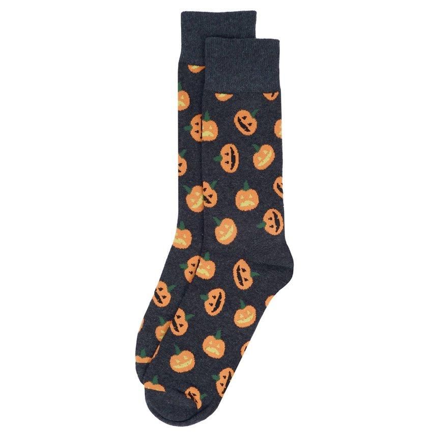 ハロウィン パンプキン ユニーク 面白 おもしろ コミック 靴下 メンズ ソックス メンズソックス