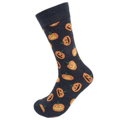 ハロウィン パンプキン ユニーク 面白 おもしろ コミック 靴下 メンズ ソックス メンズソックス