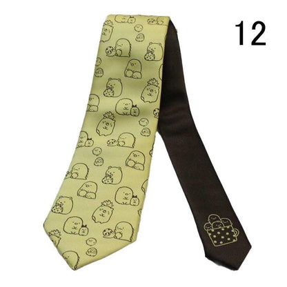 すみっコぐらし 全12種 キャラクター ネクタイ 選んで楽しい キュートで 可愛い ネクタイ