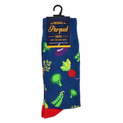 野菜 ベジタリアン 菜食主義 健康志向 ヘルシー ユニーク 面白 おもしろ コミック 靴下 メンズ ソックス メンズソックス