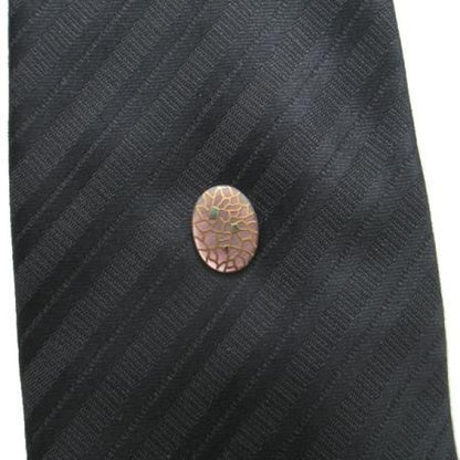 メロン・黒蝶貝と金・タイタック(ピンブローチ)