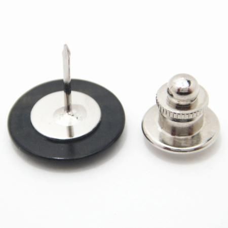 【受注生産品】柳・黒蝶貝タイタック(ピンブローチ)