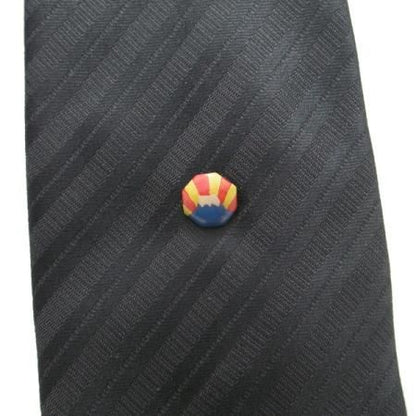 【受注生産品】富士・漆塗・タイタック(ピンブローチ)