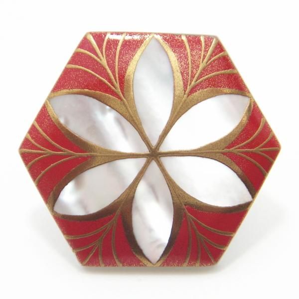 [Made to order] Yukwa Mother-of-Pearl Tie Tack (Pin Brooch)