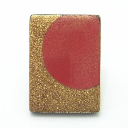 【受注生産品】赤陽・漆塗・タイタック(ピンブローチ)