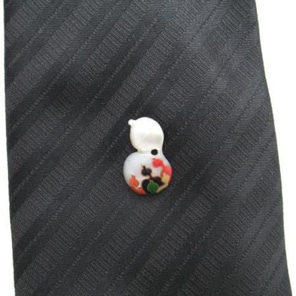 【受注生産品】六瓢・白蝶貝・タイタック(ピンブローチ)