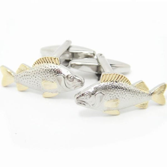 ぎょぎょっ？！活き活きお魚のカフス(カフリンクス/カフスボタン)