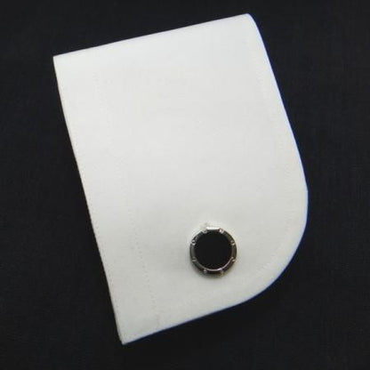 紳士度急上昇?!オニキス×シルバーがリッチなカフスセット(タイピンセット)