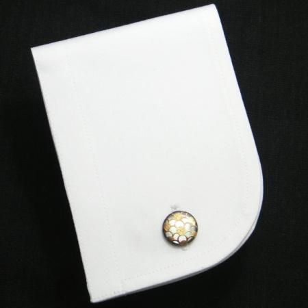 【受注生産品】梅の蒔絵カフス(カフリンクス/カフスボタン)