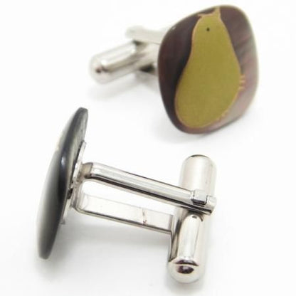 【受注生産品】伊藤若冲ひよこの蒔絵カフス(カフリンクス/カフスボタン)