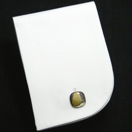 【受注生産品】伊藤若冲ひよこの蒔絵カフス(カフリンクス/カフスボタン)