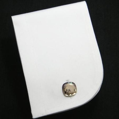 【受注生産品】伊藤若冲カエルとおたまじゃくしの蒔絵カフス(カフリンクス/カフスボタン)