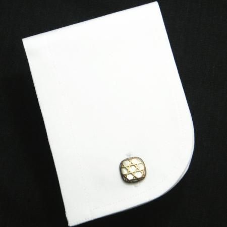 【受注生産品】蛇籠の蒔絵カフス(カフリンクス/カフスボタン)