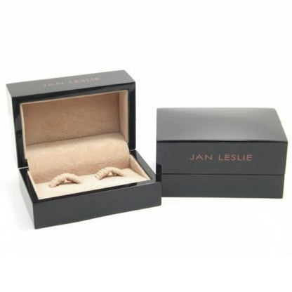 【JanLeslie】うねるクロコダイルのカフス(カフリンクス/カフスボタン)