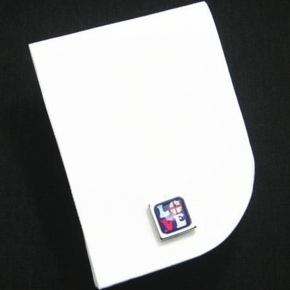 【SoniaSpencer】カラフルな英国LOVEのカフス(カフリンクス/カフスボタン)