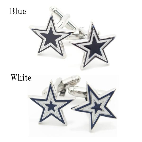 全2色・貴方もスターに星型カフス(カフリンクス/カフスボタン)