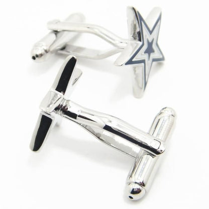 全2色・貴方もスターに星型カフス(カフリンクス/カフスボタン)